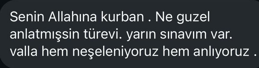 Öğrenci yorumu 3