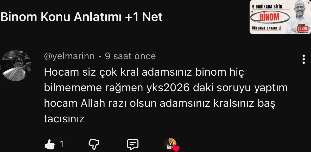 Öğrenci yorumu 9